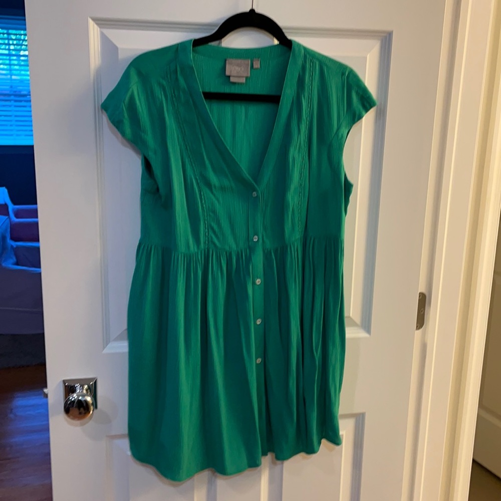 Green stylish blouse